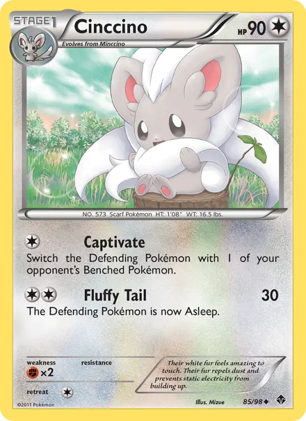 Cinccino, Pokémon card