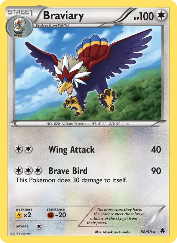 Braviary, Pokémon card