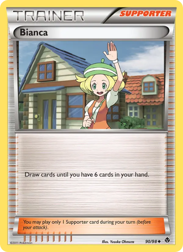 Bianca, Pokémon card