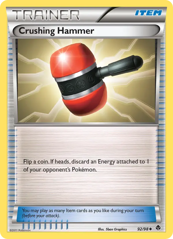 Crushing Hammer, Pokémon card