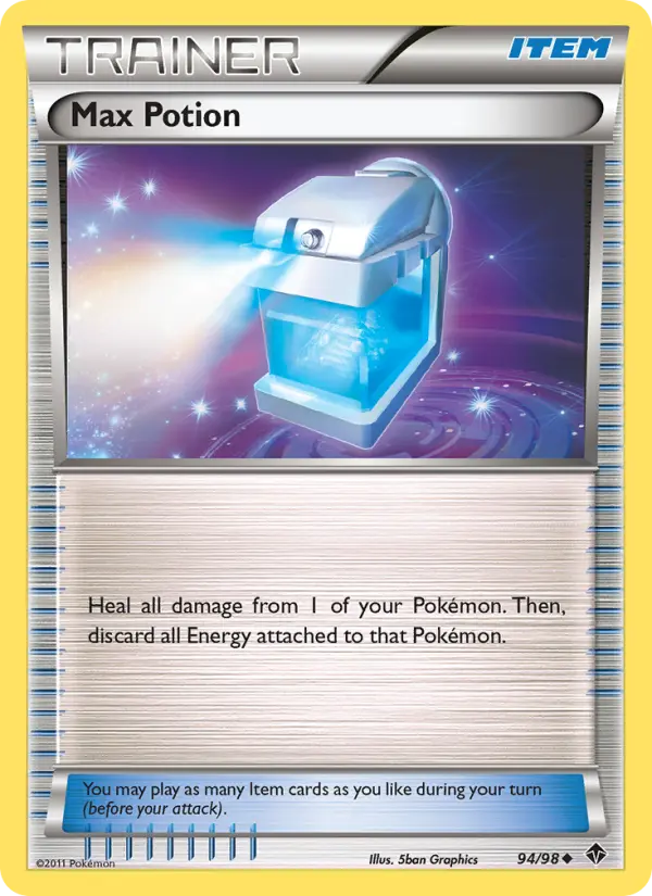 Max Potion, Pokémon card