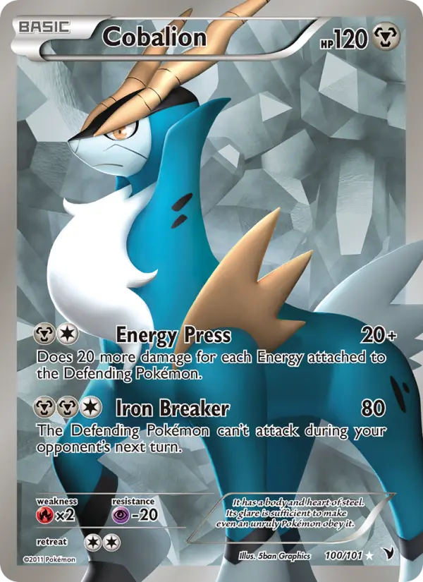 Cobalion, Pokémon card