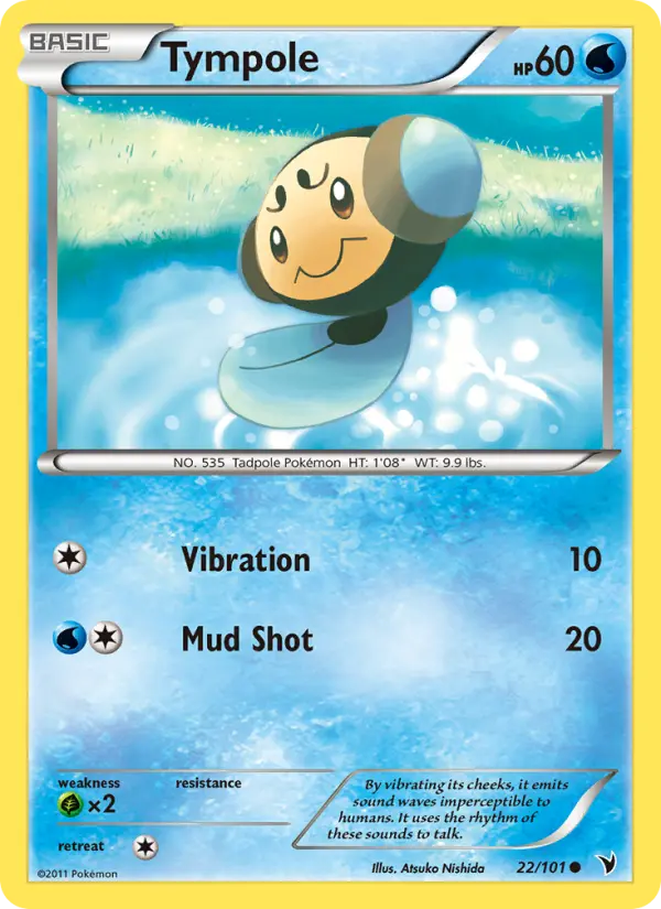 Tympole, Pokémon card