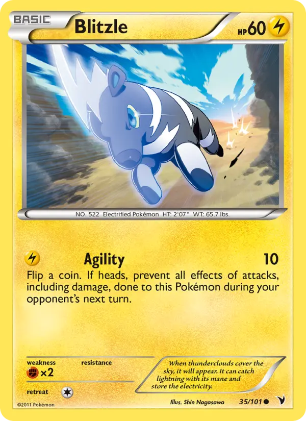 Blitzle, Pokémon card