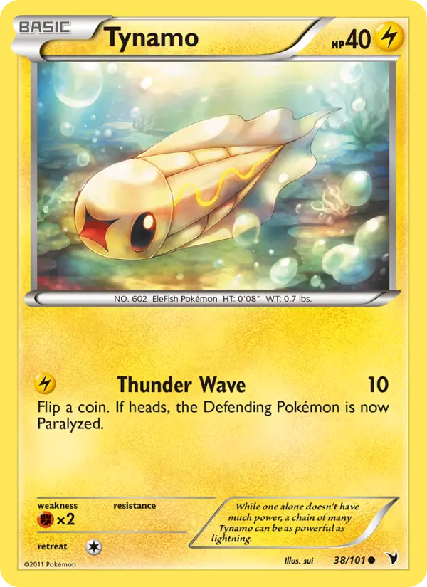 Tynamo, Pokémon card
