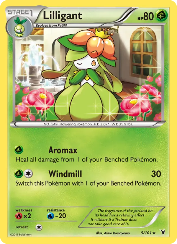 Lilligant, Pokémon card