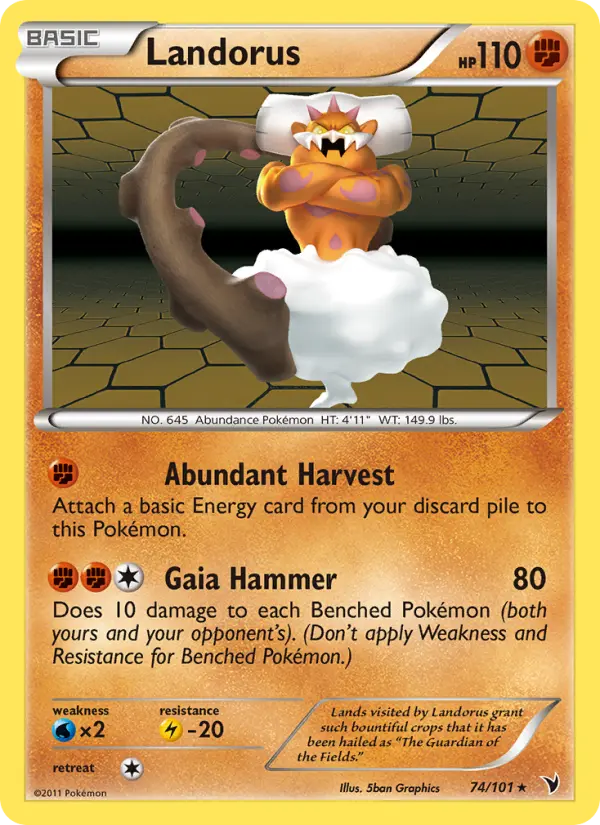 Landorus, Pokémon card