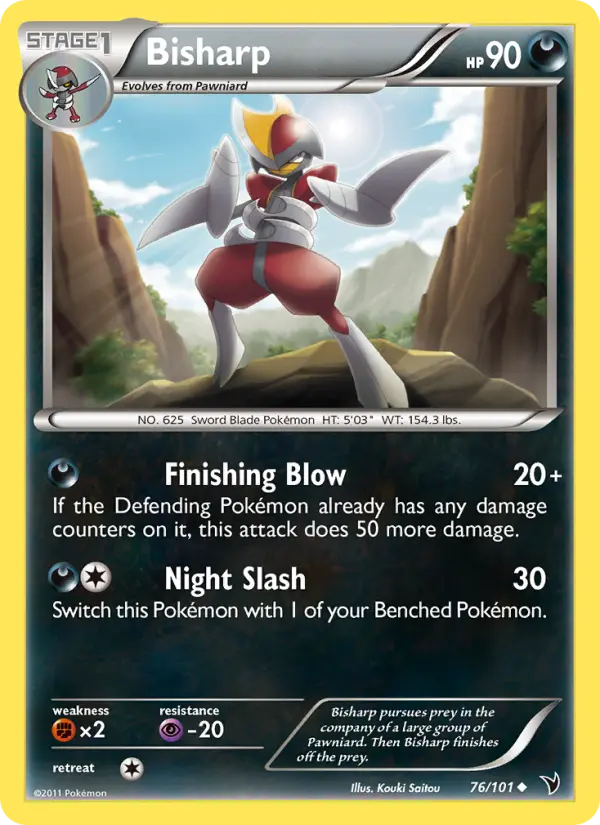Bisharp, Pokémon card
