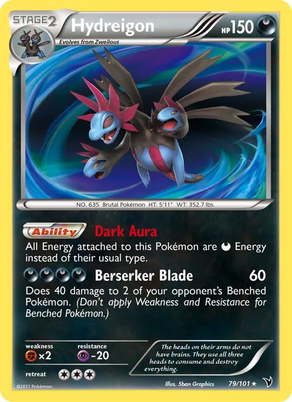 Hydreigon, Pokémon card