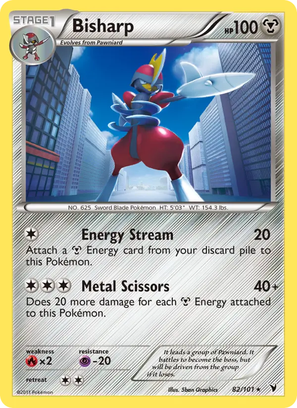 Bisharp, Pokémon card