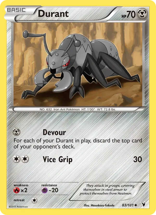 Durant, Pokémon card