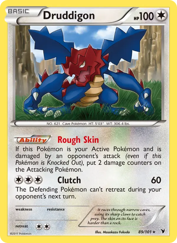 Druddigon, Pokémon card