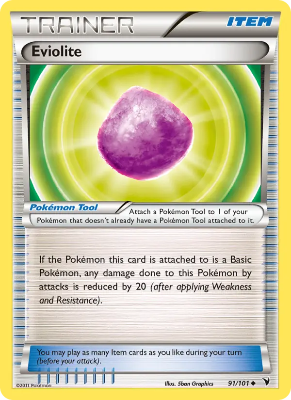 Eviolite, Pokémon card