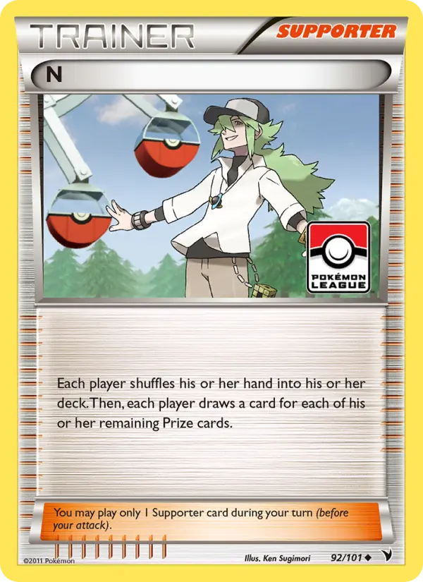 N, Pokémon card