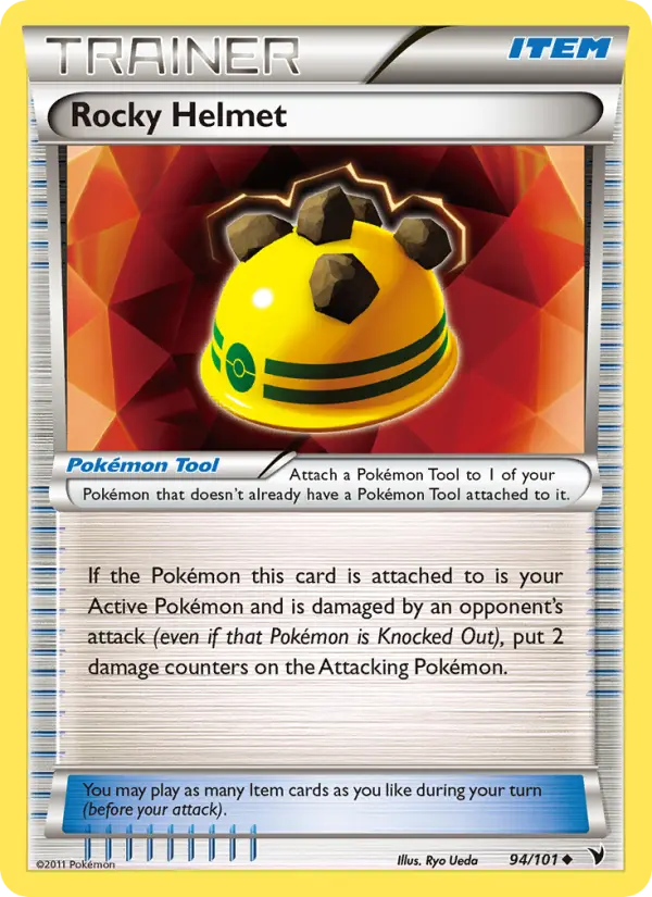 Rocky Helmet, Pokémon card