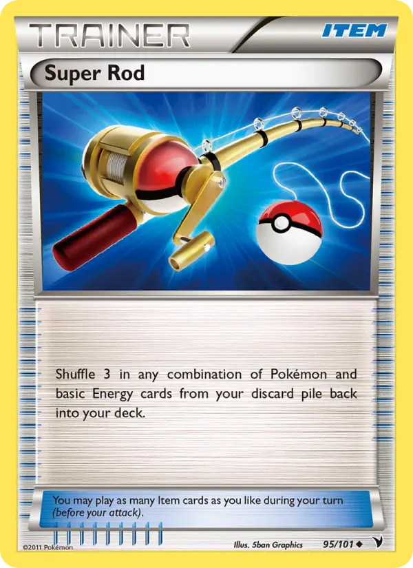 Super Rod, Pokémon card