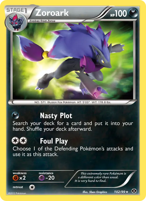 Zoroark, Pokémon card