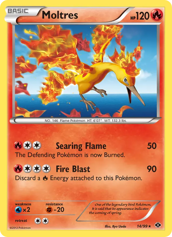 Moltres, Pokémon card