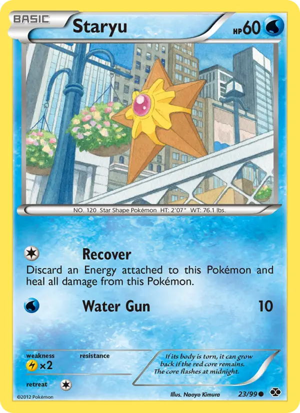 Staryu, Pokémon card