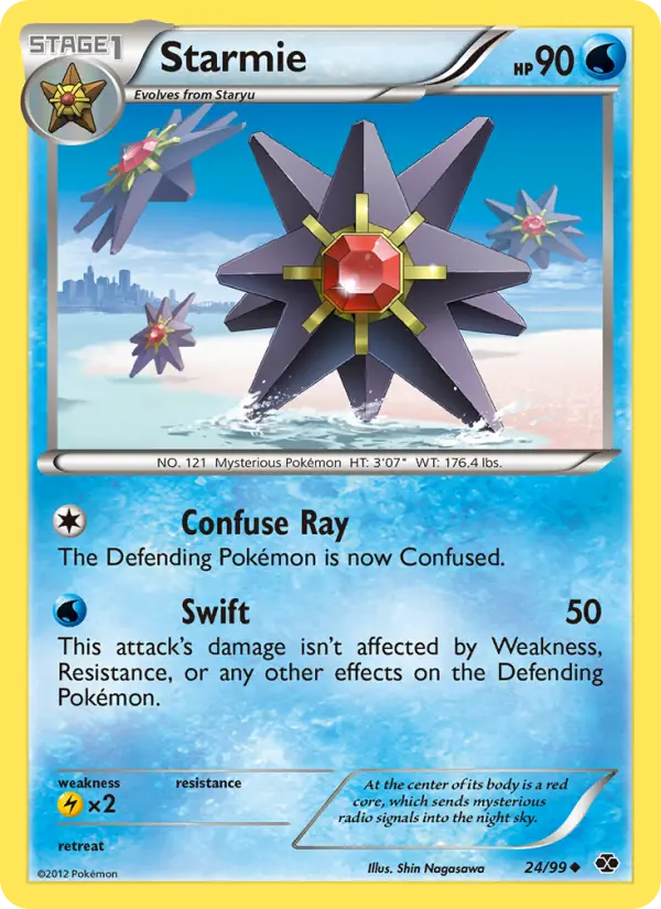 Starmie, Pokémon card
