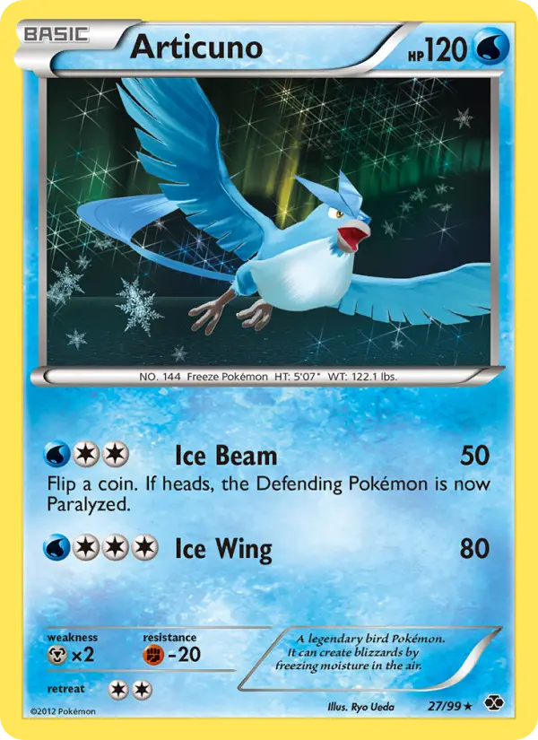 Articuno, Pokémon card