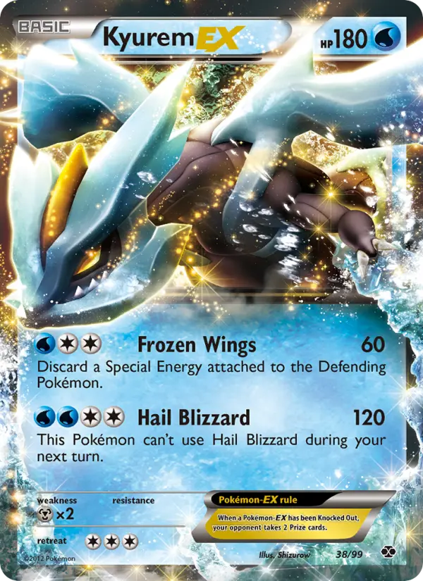 Kyurem-EX, Pokémon card