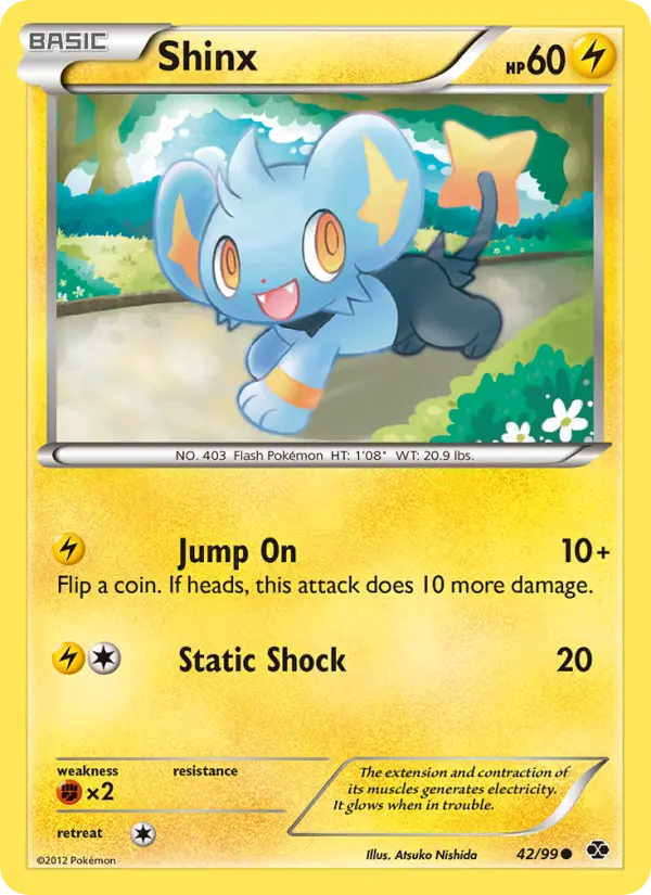 Shinx, Pokémon card