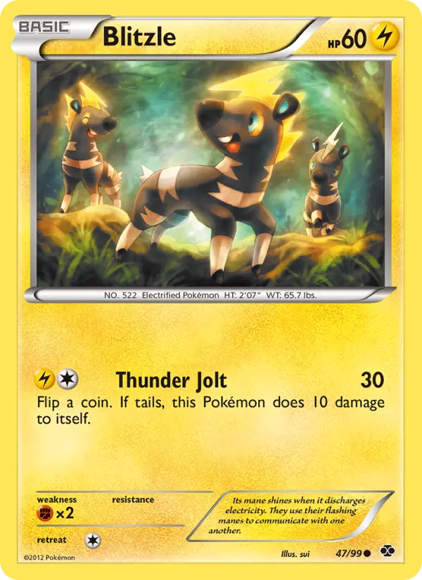 Blitzle, Pokémon card