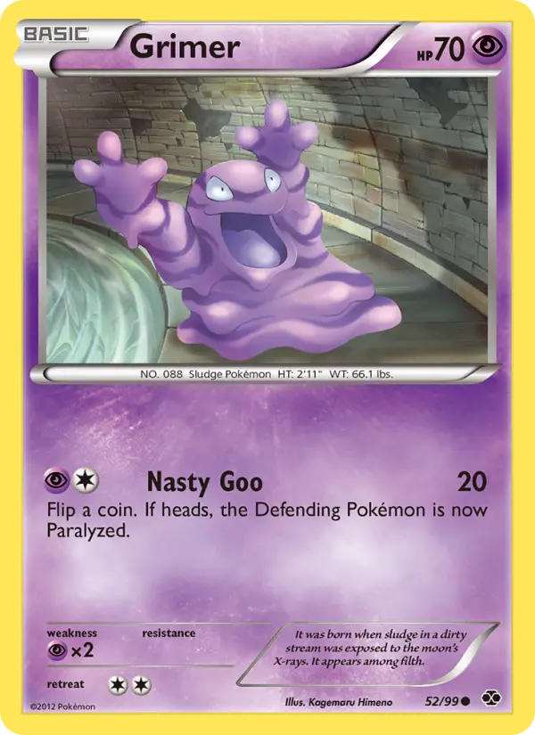 Grimer, Pokémon card