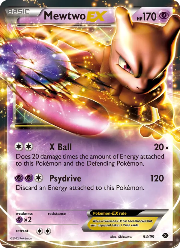 Mewtwo-EX, Pokémon card