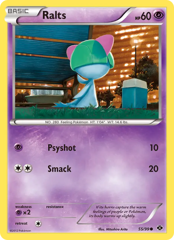 Ralts, Pokémon card