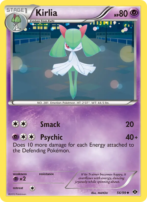 Kirlia, Pokémon card