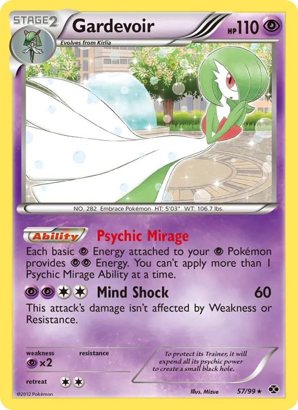 Gardevoir, Pokémon card