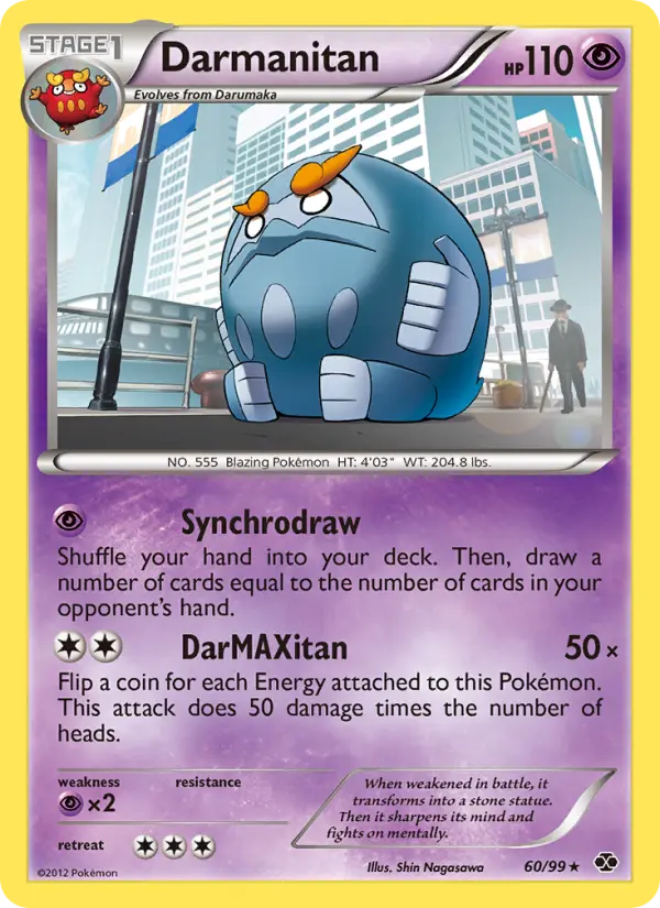 Darmanitan, Pokémon card