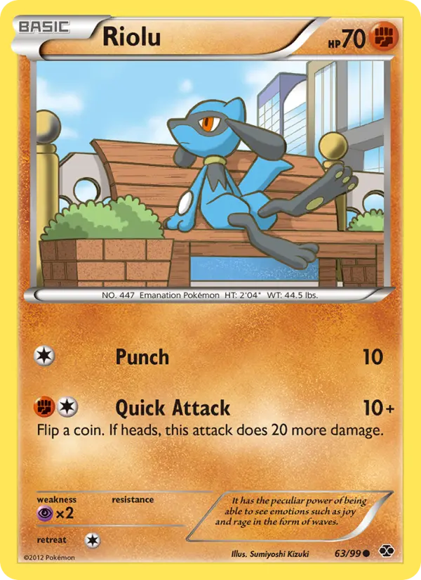 Riolu, Pokémon card