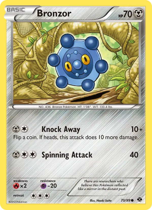 Bronzor, Pokémon card
