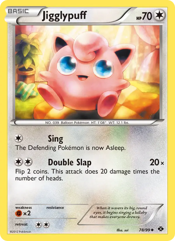 Jigglypuff, Pokémon card