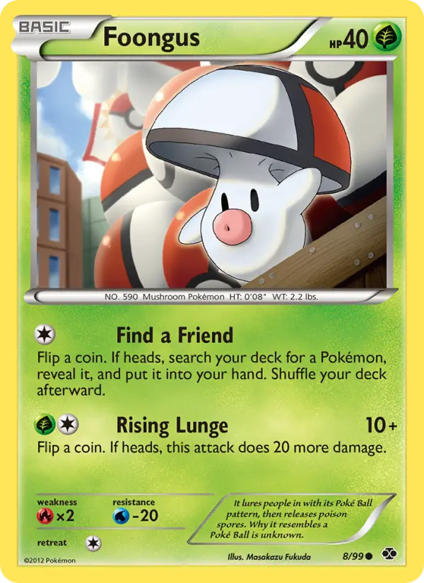 Foongus, Pokémon card