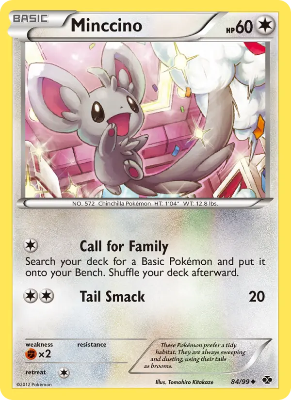 Minccino, Pokémon card