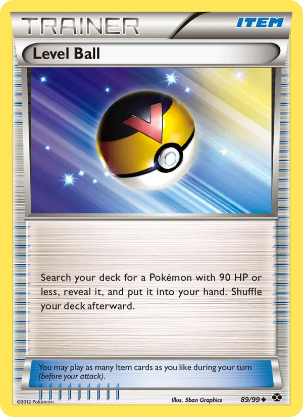 Level Ball, Pokémon card