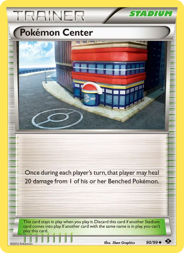 Pokémon Center, Pokémon card