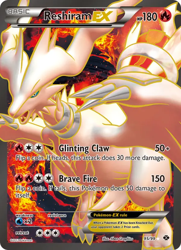 Reshiram-EX, Pokémon card