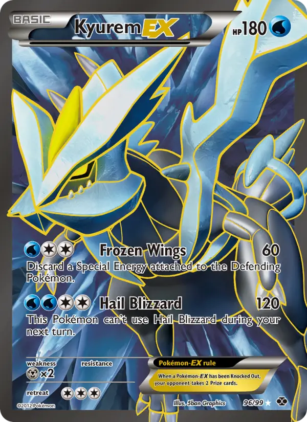Kyurem-EX, Pokémon card