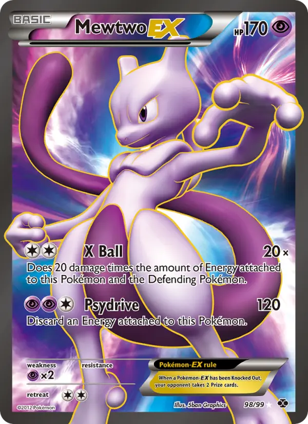 Mewtwo-EX, Pokémon card