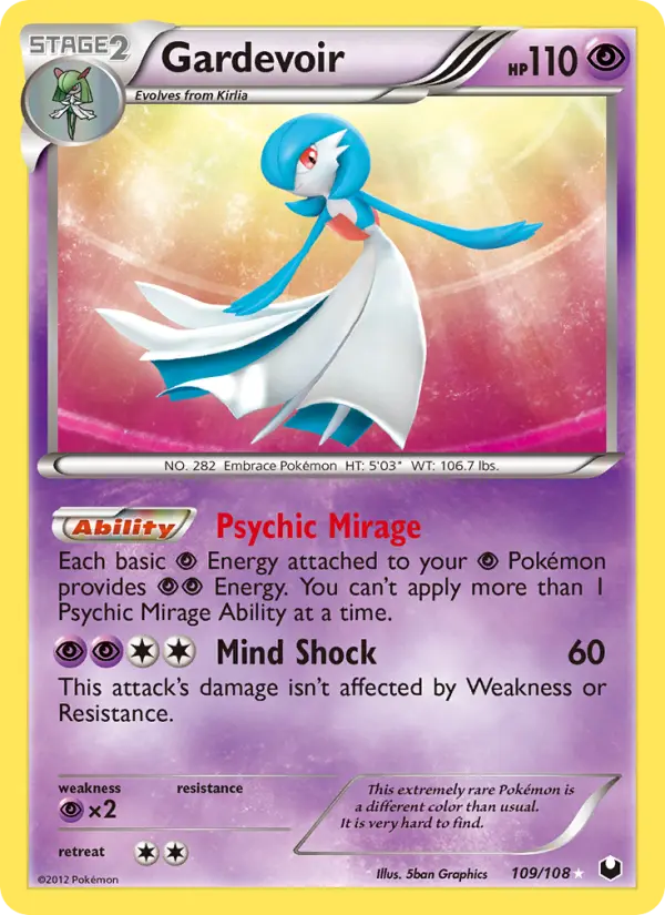 Gardevoir, Pokémon card