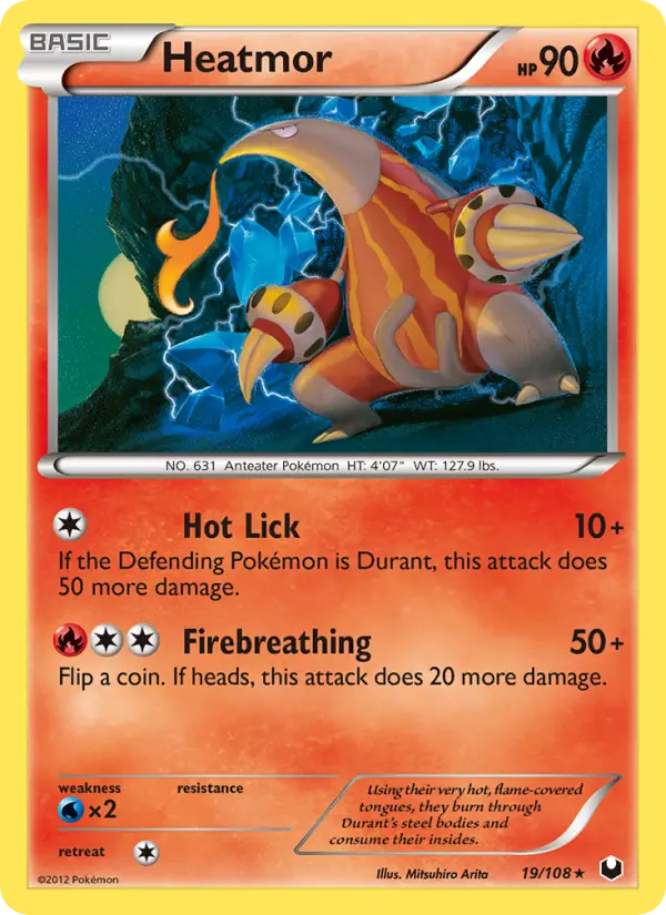 Heatmor, Pokémon card