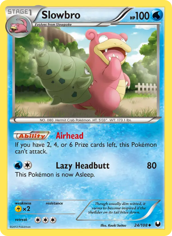Slowbro, Pokémon card
