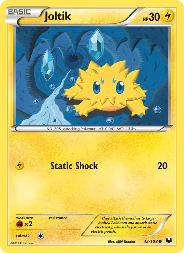 Joltik, Pokémon card