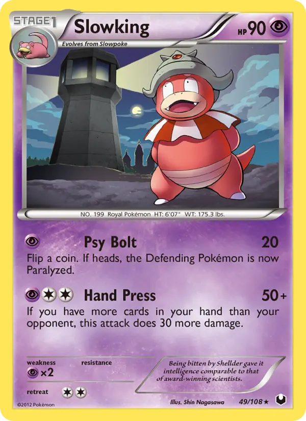 Slowking, Pokémon card