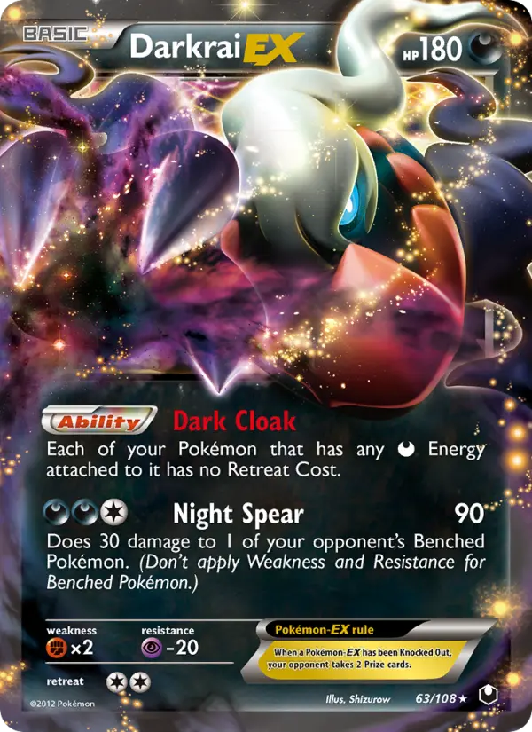 Darkrai-EX, Pokémon card